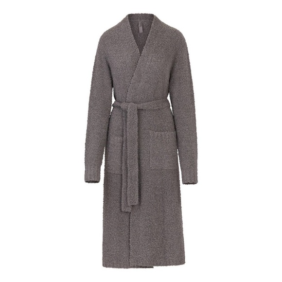 SKIMS Other - Skims grey cozy knit long robe